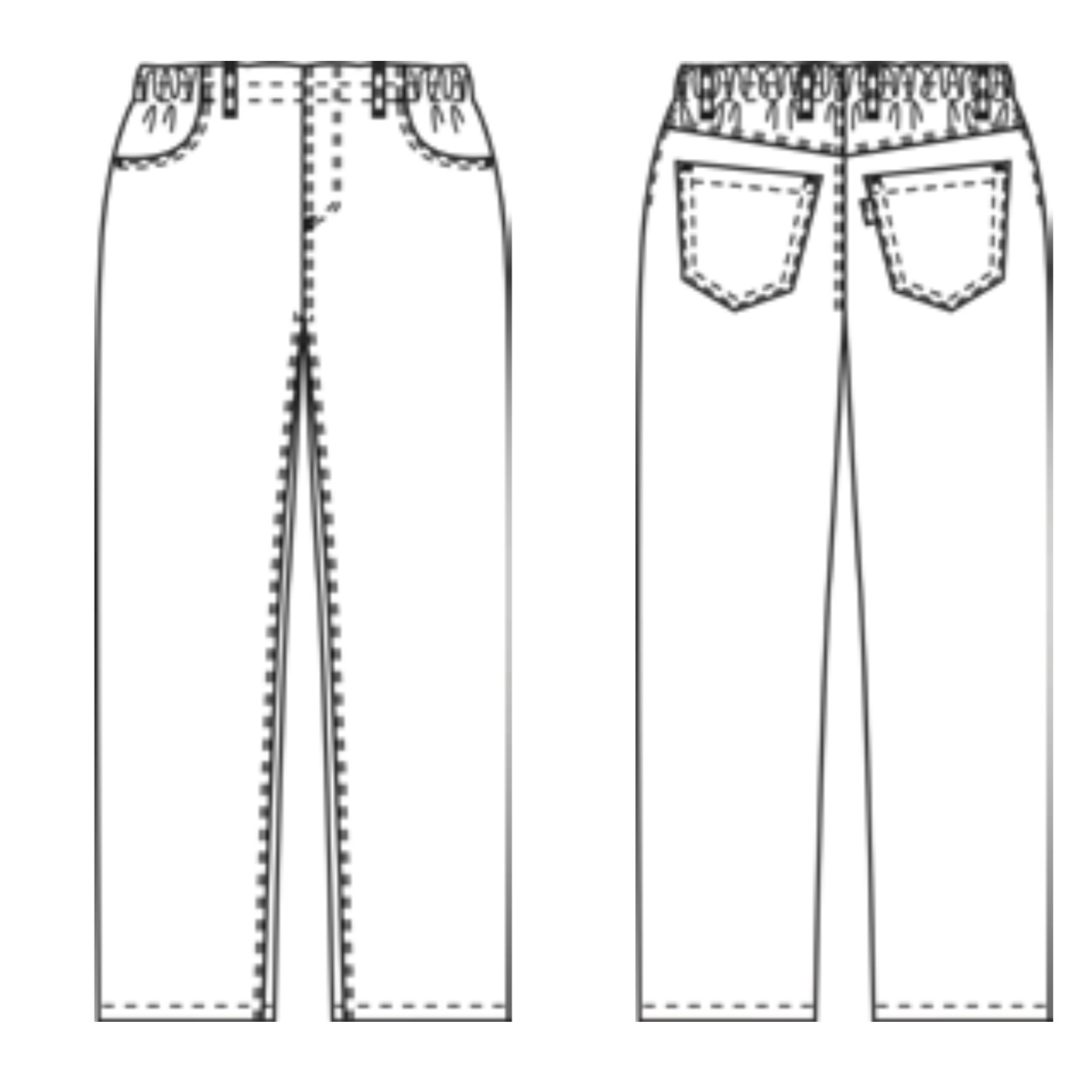 Spodnie typu pull-on unisex, Club-Classic