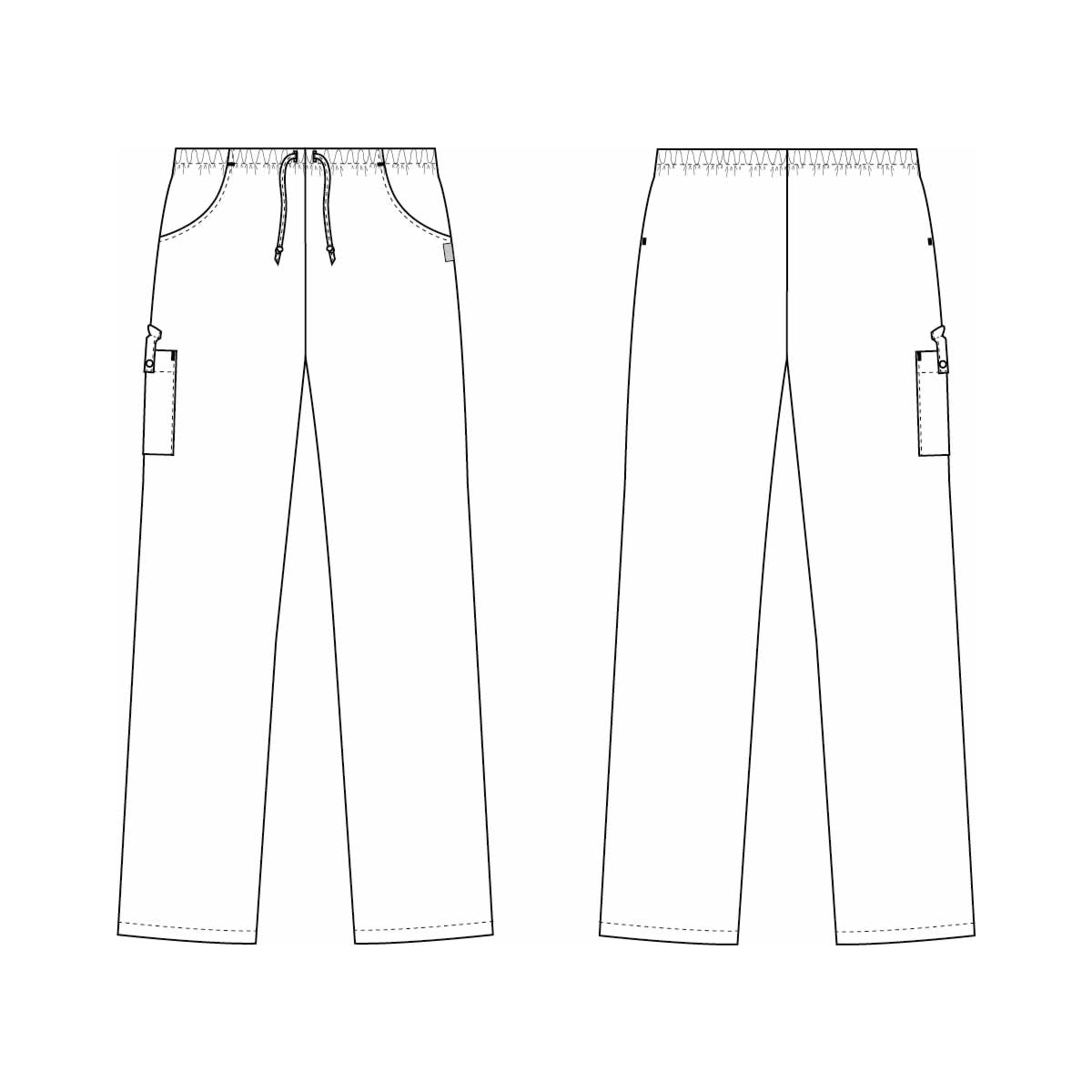 Spodnie unisex z ekologicznej tkaniny TENCEL®, Charisma Premium