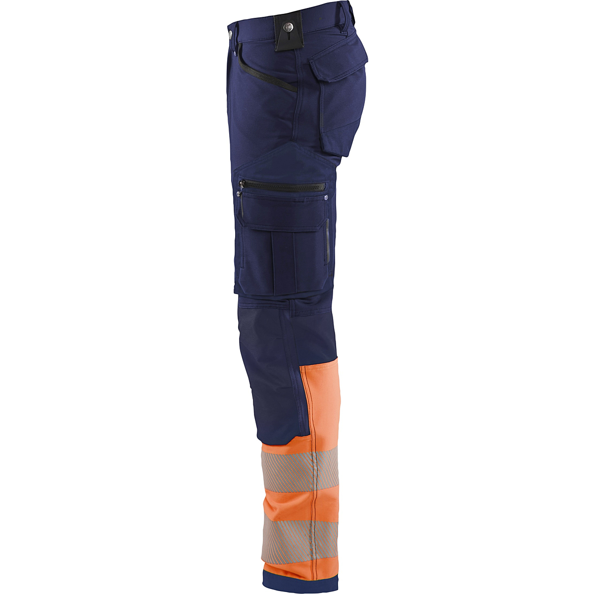 Spodnie Hi-Vis 4-way stretch bez kieszeni na gwoździe