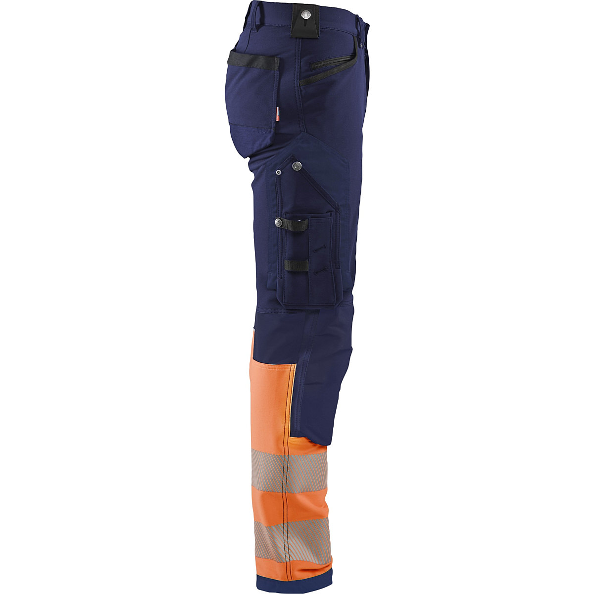 Spodnie Hi-Vis 4-way stretch bez kieszeni na gwoździe