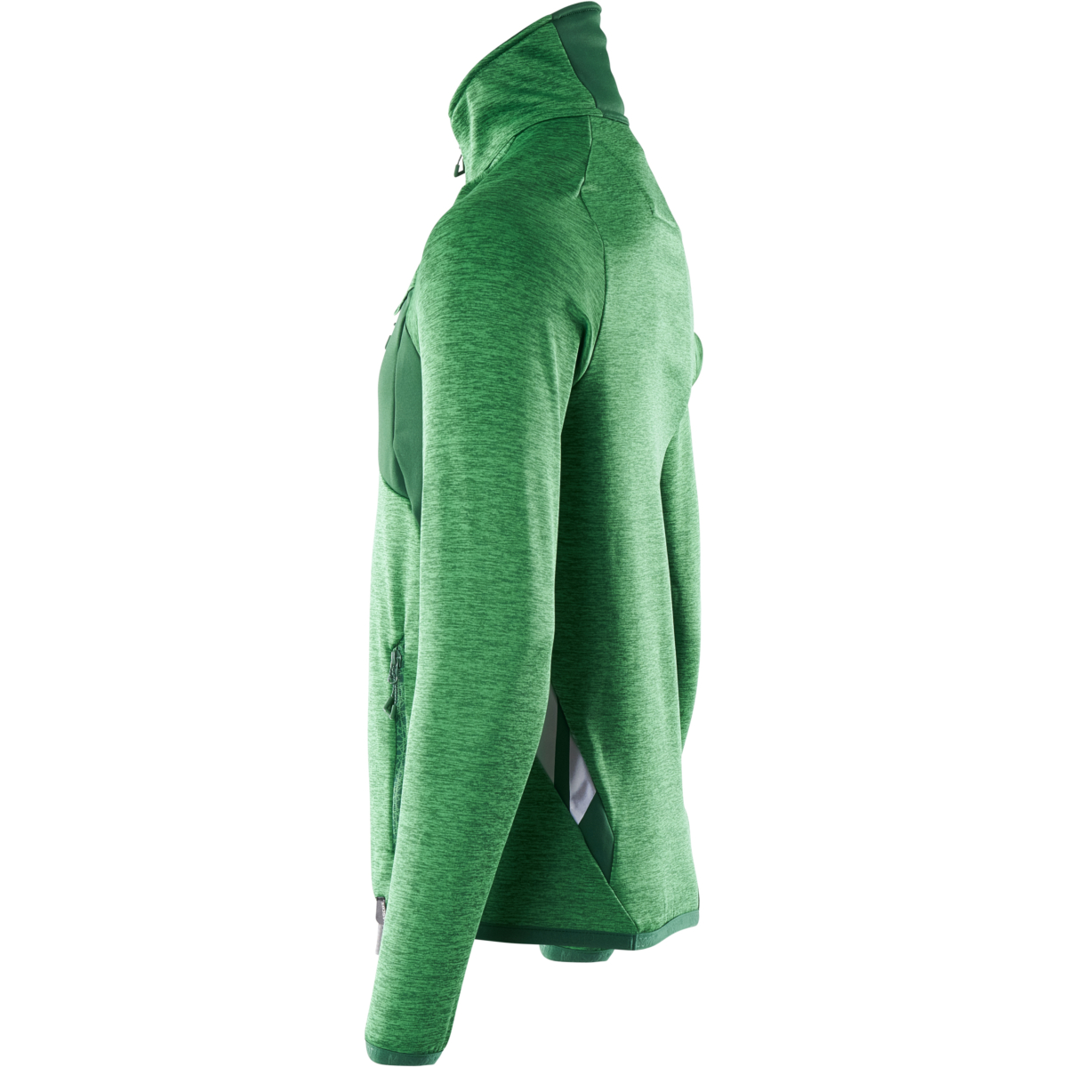 Sweter polarowy z zamkiem błyskawicznym do połowy
