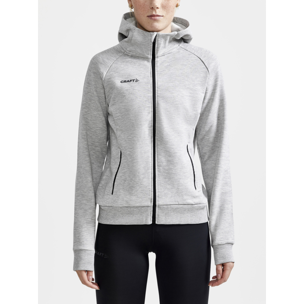 Bluza z kapturem CORE Soul z zamkiem błyskawicznym