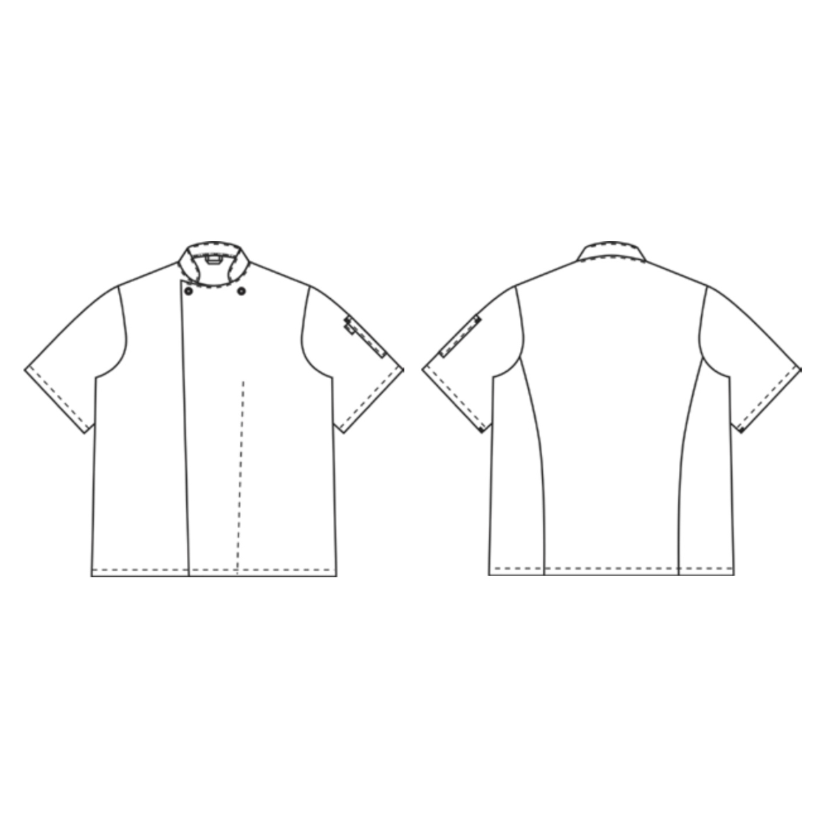 Kurtka szefa kuchni unisex, smak