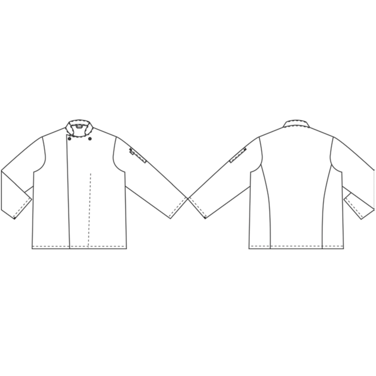 Kurtka szefa kuchni unisex, smak