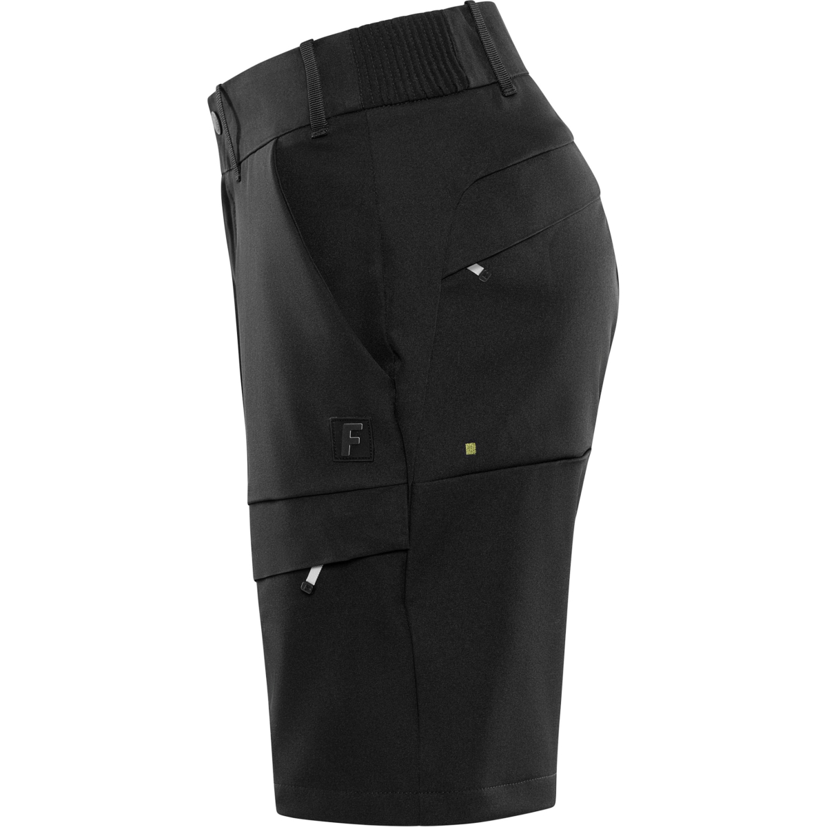 Szorty damskie outdoorowe z cyrkonii stretch