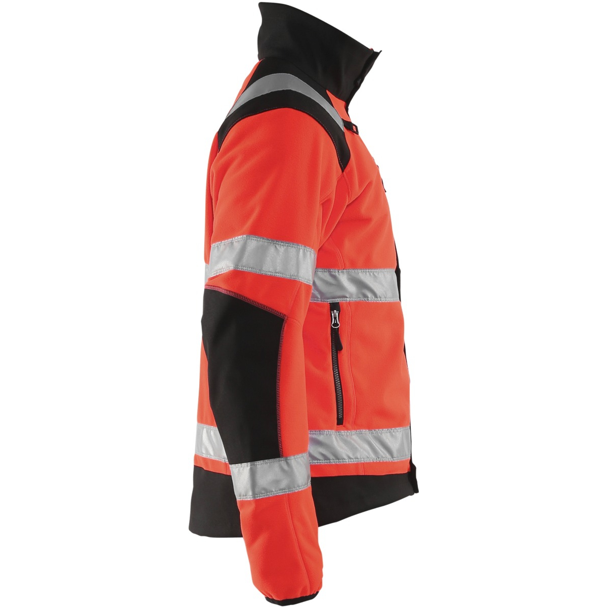 Kurtka polarowa wiatroszczelna High Vis