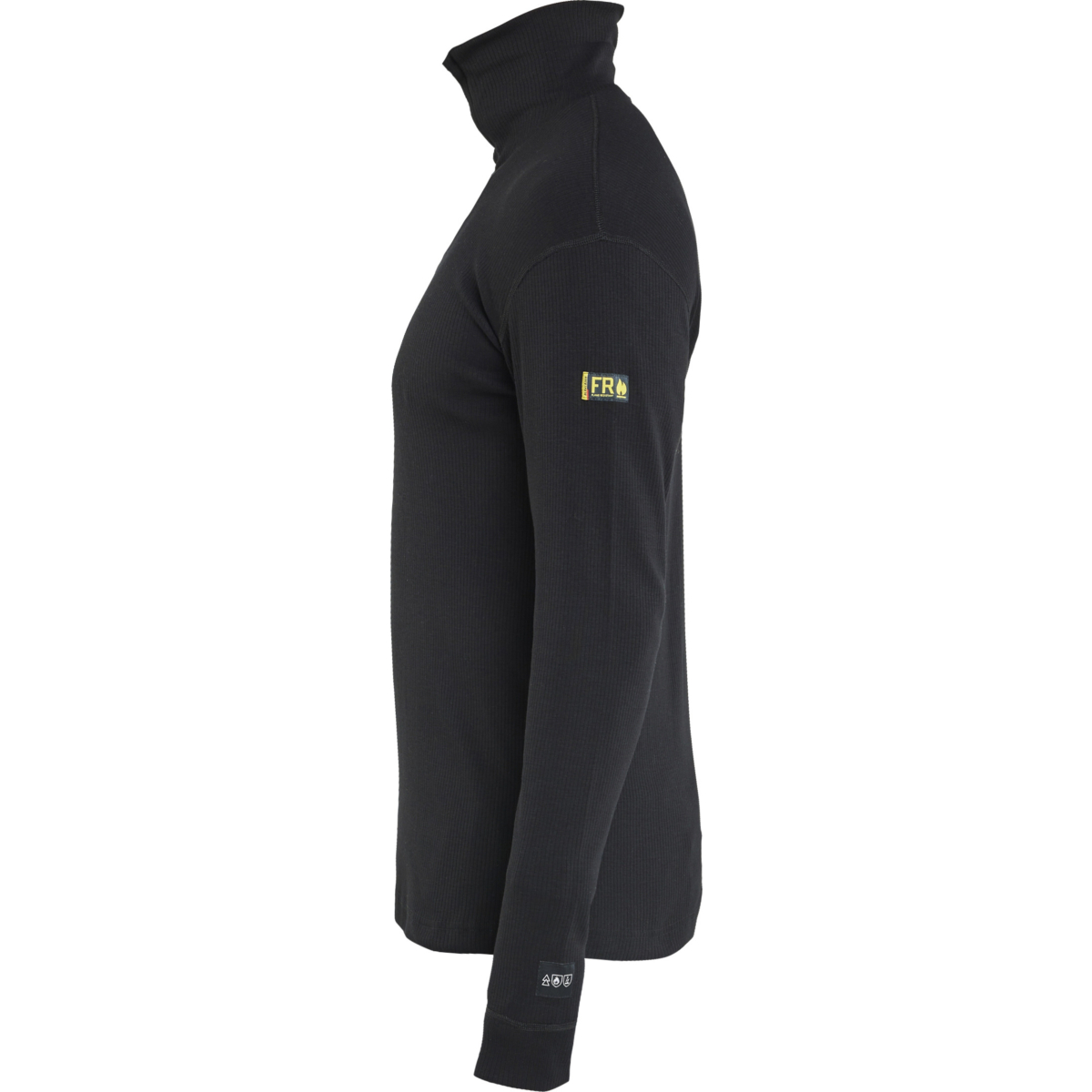 4898 Flame resistant basic zip neck