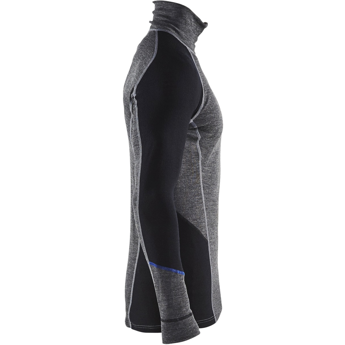 Bielizna top zapinany na suwak CIEPŁA 100% merino