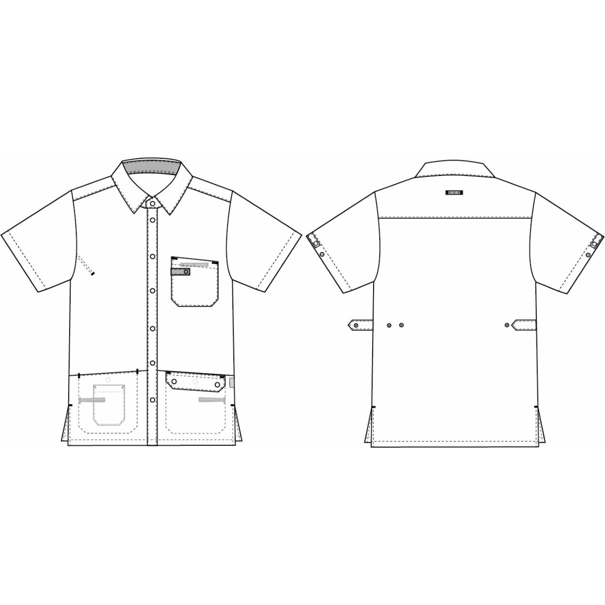 Modna tunika/koszula unisex, piknik