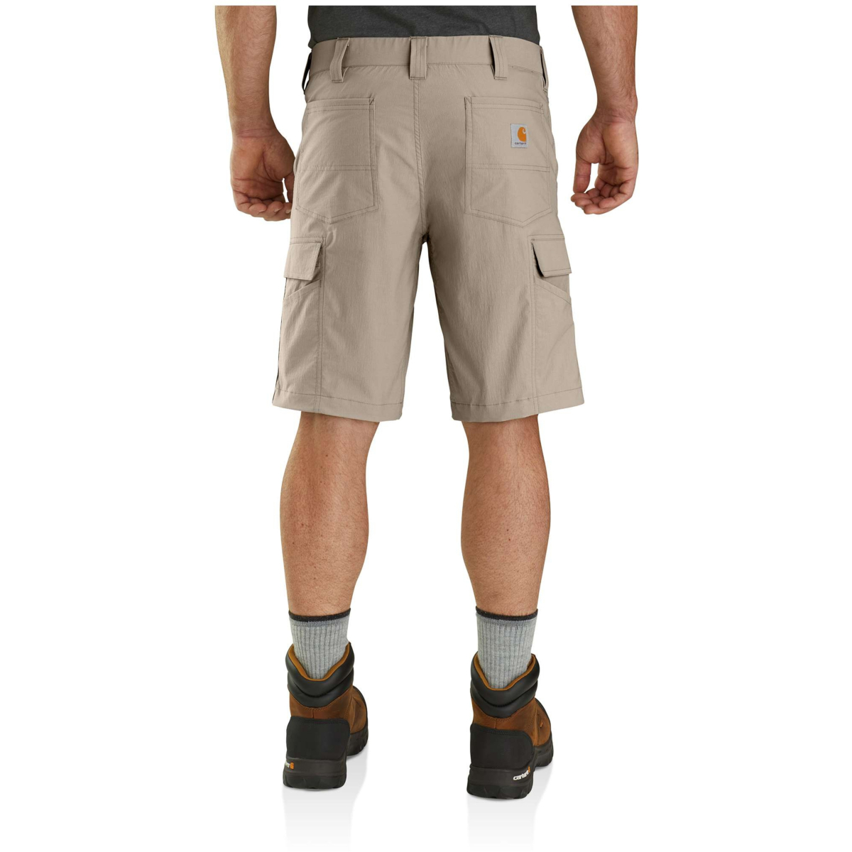 Lekkie, luźne spodenki robocze typu ripstop z materiału Force relaxed fit