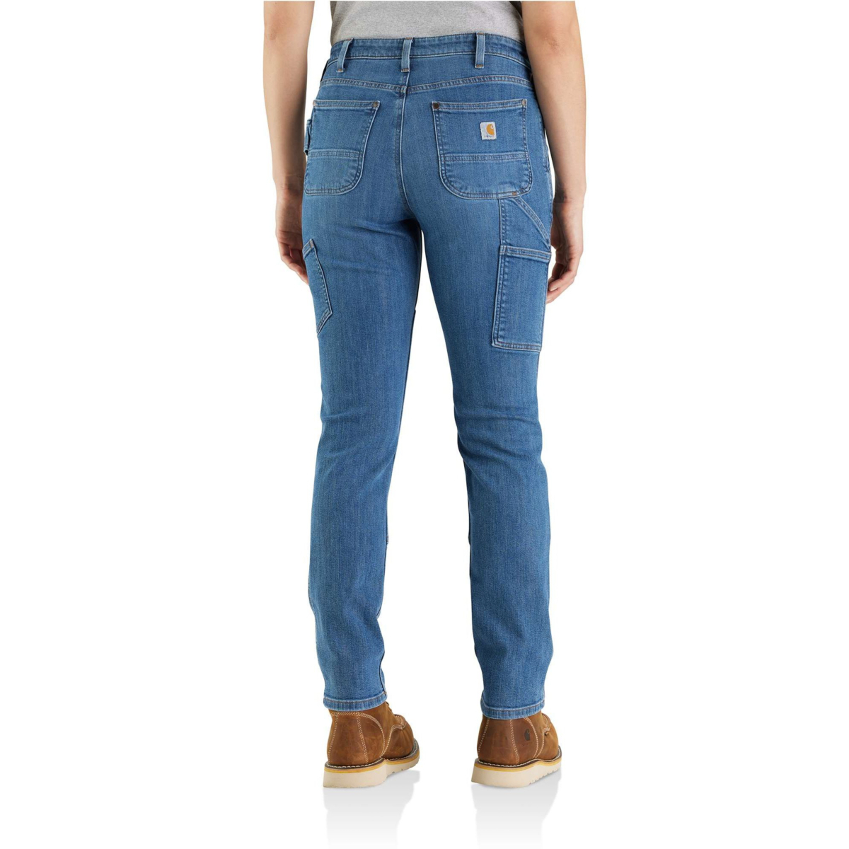 Jeansy Rugged Flex® relaxed fit z podwójnym przodem i prostymi nogawkami