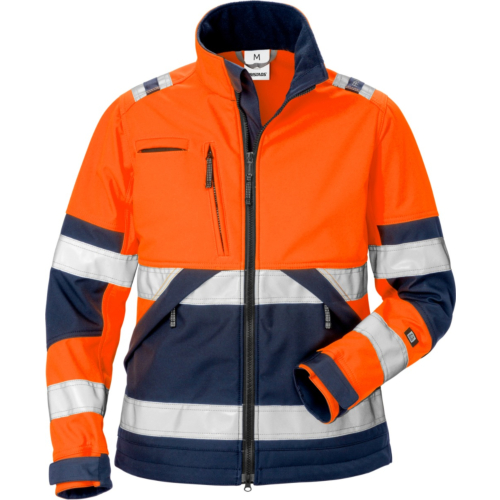 Kurtka softshell damska o wysokiej widoczności klasa 2 4183 WYH