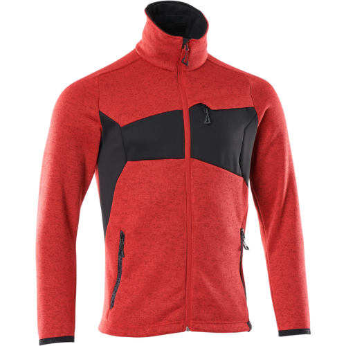 Sweter dzianinowy z zamkiem błyskawicznym